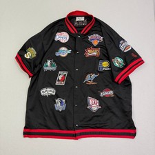 Vintage NBA All Over Team Patches Warm Up Basketball Jersey Men's 6XL USG UNIQUE