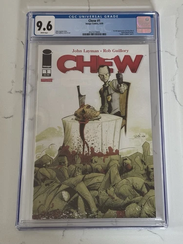 Chew #1 - CGC 9.6 First Print - First Full Appearance of Tony Chu - Image Comics