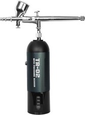 PROFIX TR-02 PRO Airbrush Rechargeable Compressor USB Type-C 0.3mm Diameter Gray