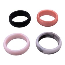 ThunderFit Silicone Rings Set Of 4 size 6
