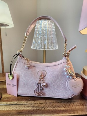 Juicy Couture Pink Shoulder Bag With Charms