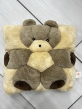 Vintage 1998 Bear Teddy Throw Couch Pillow T....