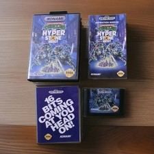 Vintage TMNT The Hyper Stone Heist Sega Genesis Game W Poster & Manual