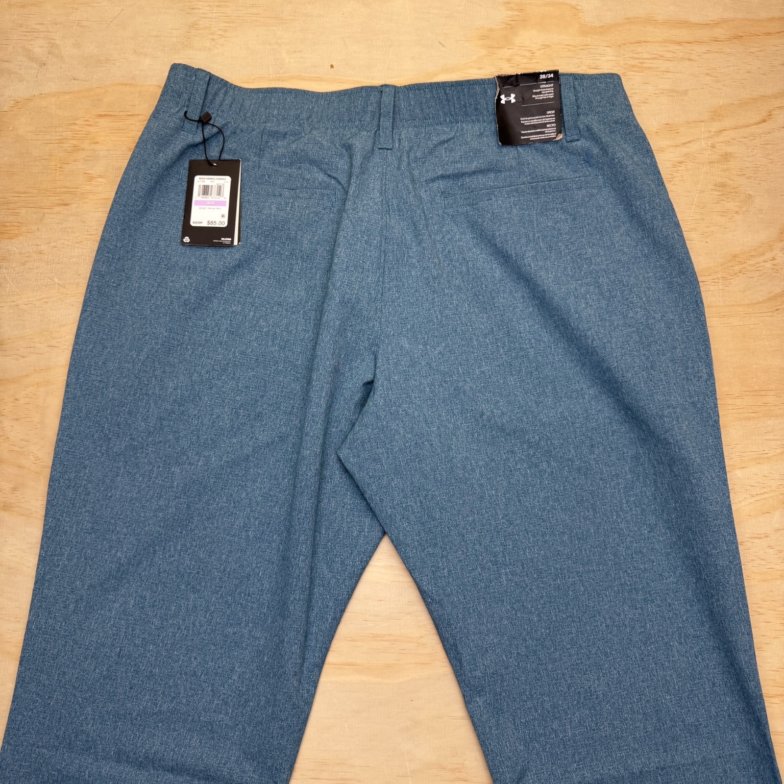 NEW Under Armour Golf Vented Pants Teal Heather Mens 38 x 34 1377358 414 thumbnail 3