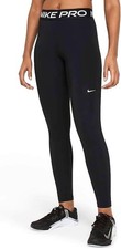 Nike Women's NikePro Leggings CZ9779-010 Size Medium