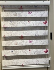 Doppelrollo. Duo Rollo. ZEBRA mit Seitenzug. Deutsche Herstel