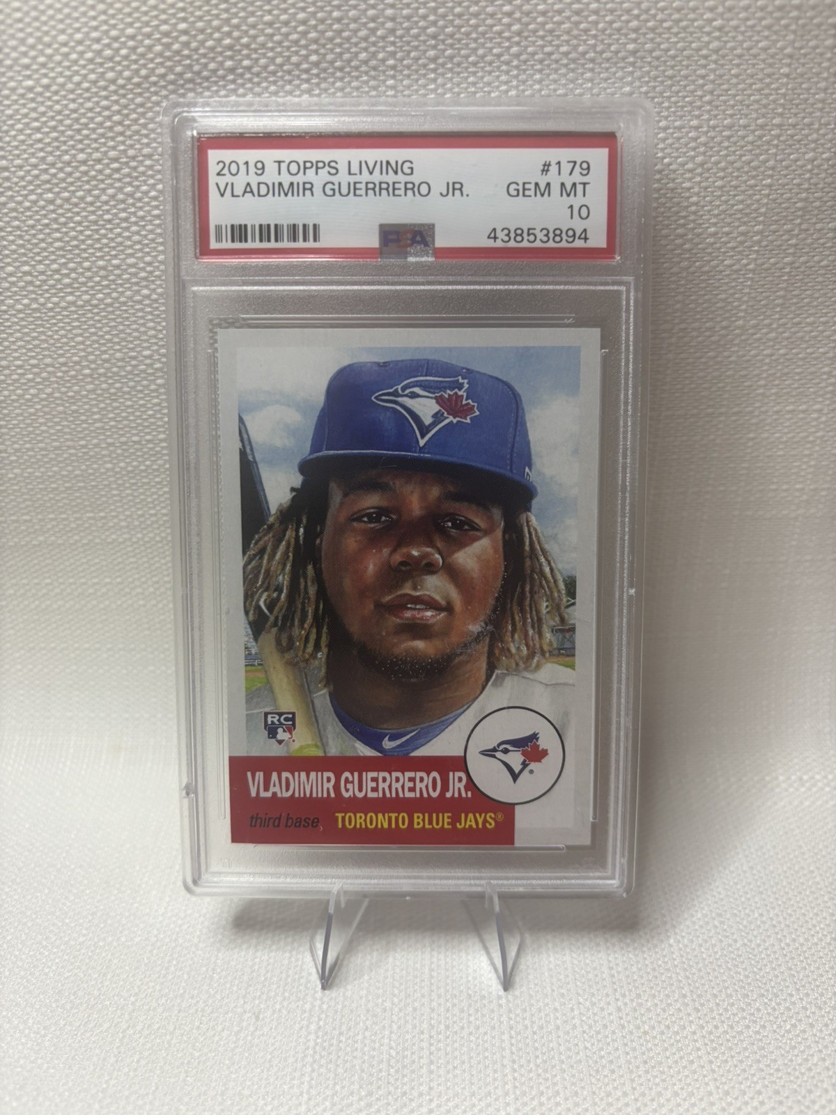 2019 Topps Living Vladimir Guerrero Jr. RC Rookie #179 Blue Jays PSA 10