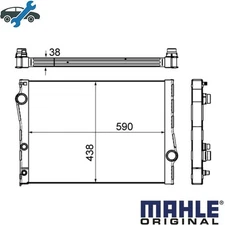 RADIATOR ENGINE COOLING CR 1049 000S FOR BMW X6/E71/E72/F16/F86 X5/E70/F15/F85  