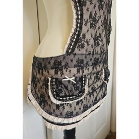 Victoria&rsquo;s Secret Sexy Little Things French Maid Lingerie 36C Lace Babydoll Y2K