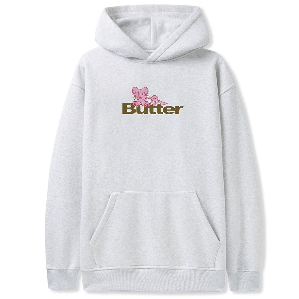 Butter Goods Rat Logo Hoodie Ash