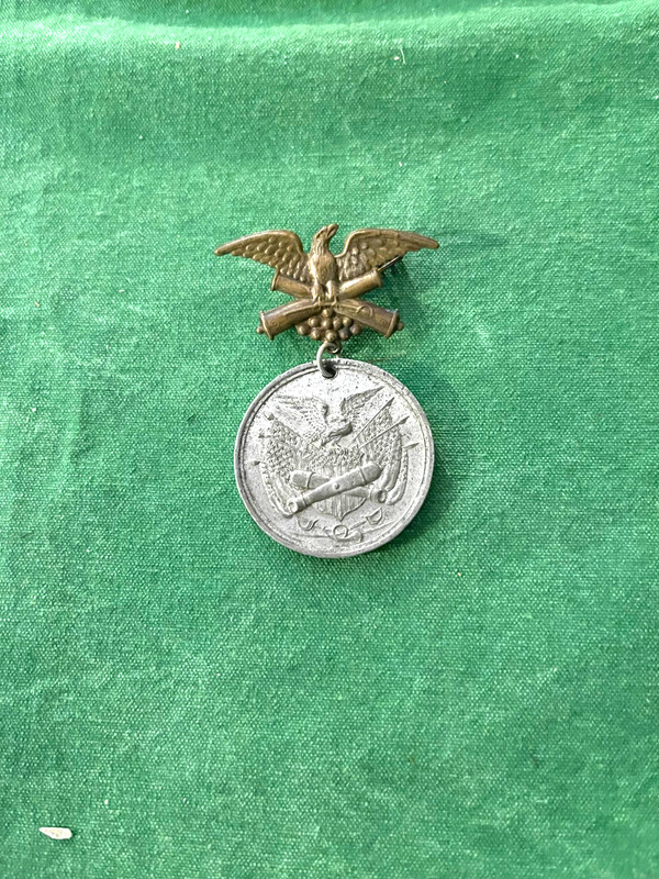 RARE THIRD BRIGADE NGP NATIONAL GUARD PA MT GRETNA PARK CAMP SIGFRIED 1885 MEDAL