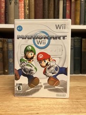 Nintendo Wii Mario Kart Empty Replacement Case Manual Insert ONLY No Game