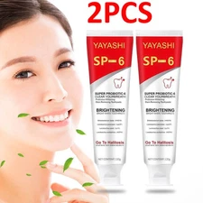 2Pcs Super Probiotic SP-6 Toothpaste, Probiotics Bright White Toothpaste, Sp 6