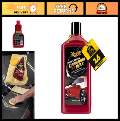 #ad High Grade Carnauba Liquid Wax Long Lasting Protection Brilliant Shine UV Bl $21.99