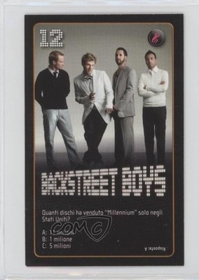 2010 Esselunga Starzone Backstreet Boys #12 5xl