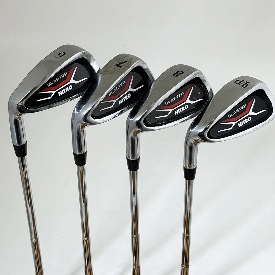 DEMO Left Handed Nitro Golf Blaster masculino 13 peças conjunto completo aço regular - Imagem 4 de 4