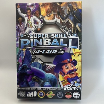 WizKids Super-Skill Flipper 4-Cade Roll & Write Flipper Würfelspiel Neu im Karton