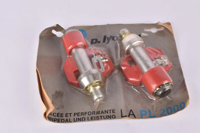 Pédales Automatiques Lyotard LA PL 2000 - NOS (stock Ancien) Avec Crampons 2 Points