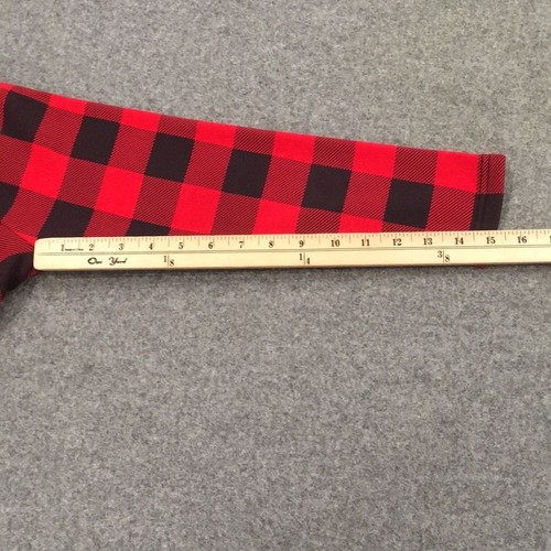 Carter's Girls Sz 4 Leggings Red and Black Buffalo Plaid Checkered - Picture 6 of 7