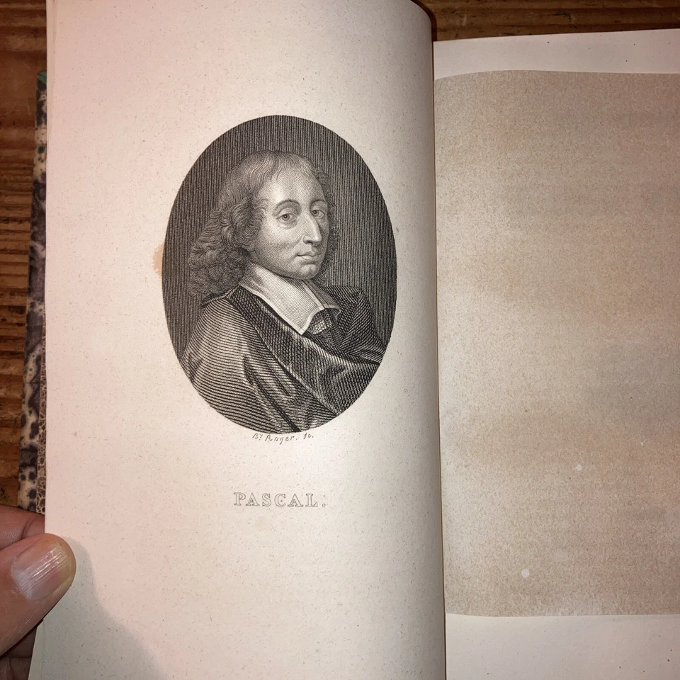 Pascal, Les Pensées de Blaise Pascal, 1839, relié - Photo 2/4