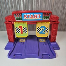 Official VTech Toot Toot Start Line 1 2 Car Garage Red Purple - FREE SHIPPING 