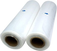 Tripact 11" x 17" LDPE Clear Plastic Flat Open Poly Bag 1.25 mil - 2 Rolls -