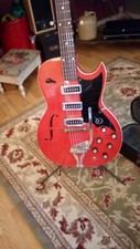 Late 50's Early 60's Kay Speed Demon Guitar With Hard Shell Case Mint Cond.