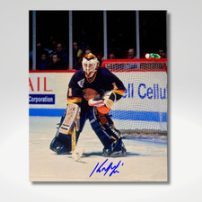 KIRK McLEAN (3) Vancouver Canucks Autographed 8x10 Photo