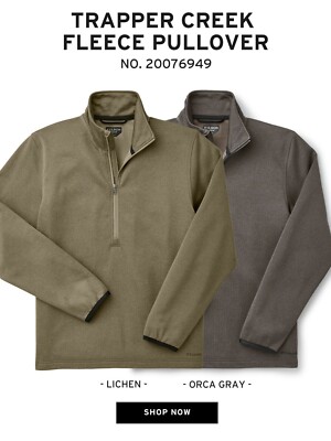 filson trapper creek fleece pullover