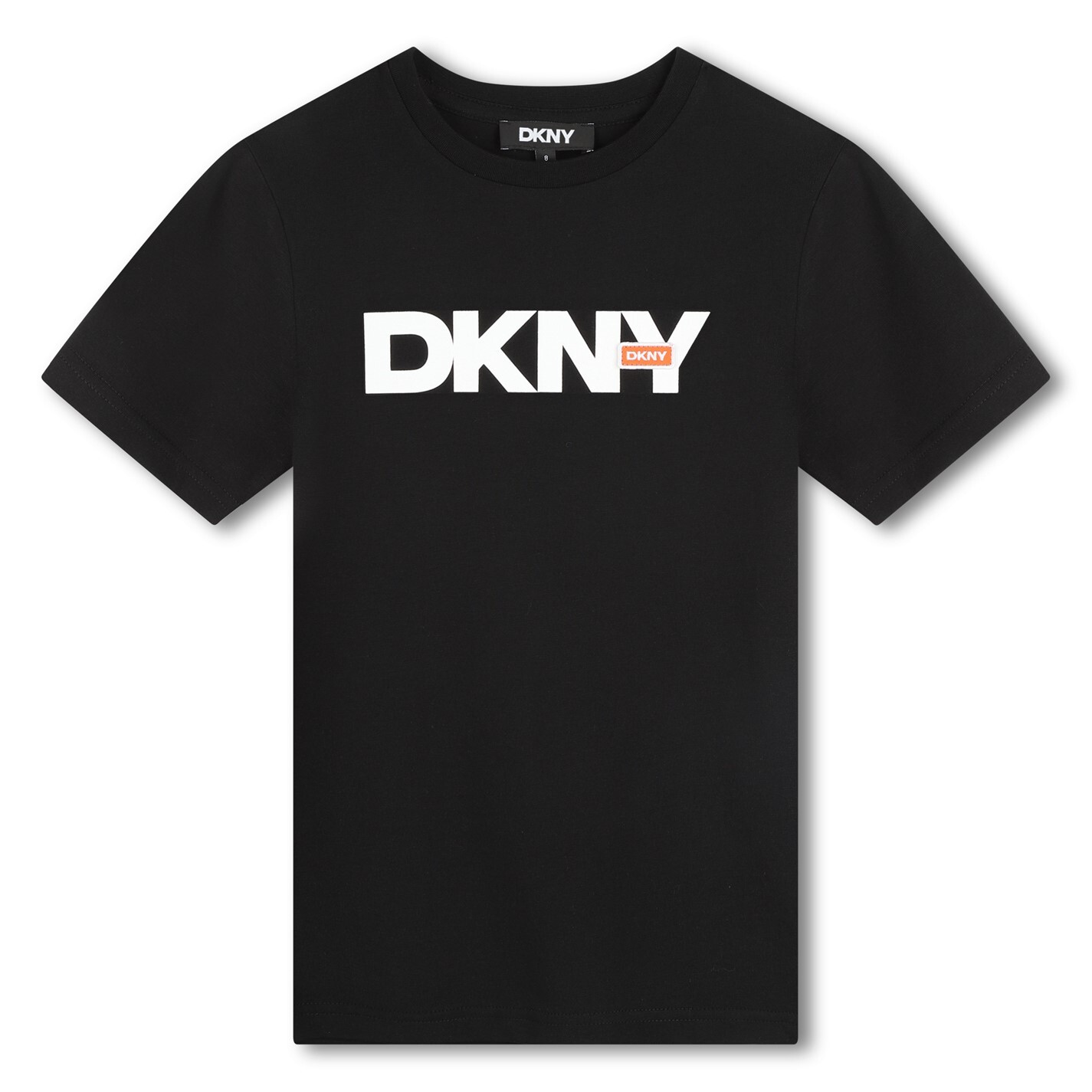 Футболка с крупным логотипом DKNY Kids обычного покроя