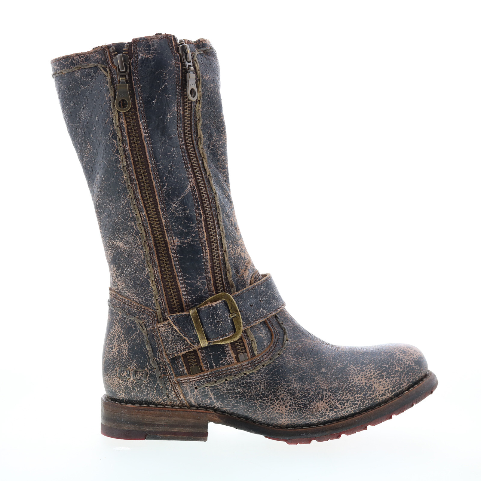 Bed Stu Hustle S F321143 Женские повседневные модельные ботинки из черной кожи на молнии