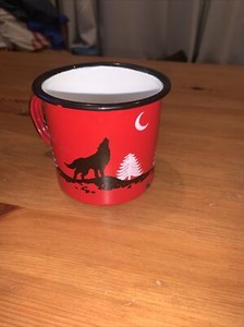 Wolf Howling At Noon Camping Mug Sprezza