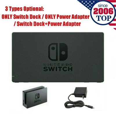 Nintendo Switch Charging Dock Station AC Power Adapter Cable Cord