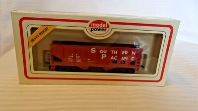 #ad HO Scale Model Power 36#x27; 2 Bay Hopper Southern Pacific Rust # 464000 BNOS $20.00