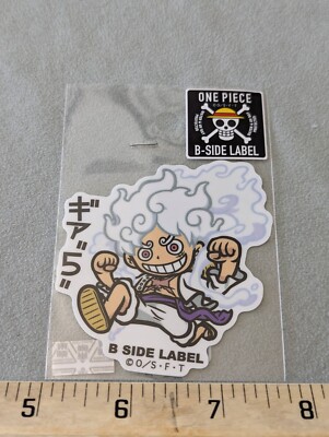 One Piece B Side Label Sticker Japan Limited Luffy Nami Zoro Nico