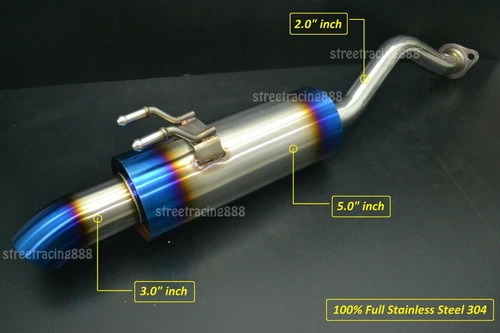 Honda CRZ Exhaust Catback Muffler Titanium