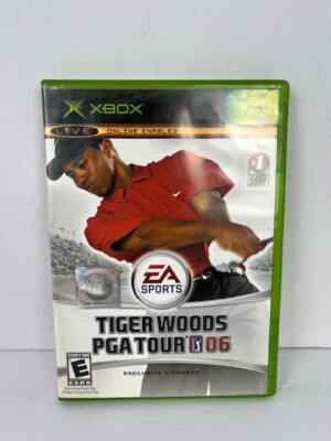 RARE Authentic Microsoft Xbox Tiger Woods PGA Tour 06 -good-has marker