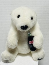 Coca-Cola Polar Bear Plush Collectable With Coke Bottle 1993 Vintage 8