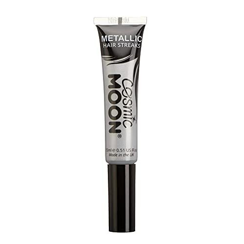 Космическая Луна - Металлические пряди для волос - 15 мл - Серебристый