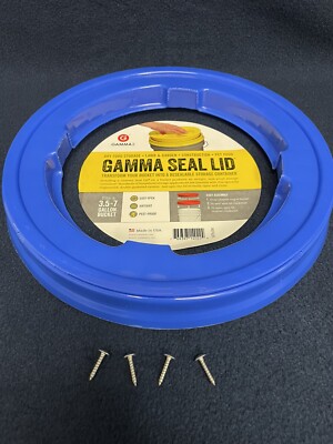 CatchCounter MegaMouth- Screw-Top Bucket Lid Kit. Blue