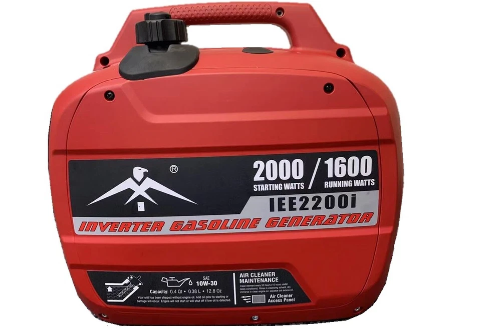 I.E.E. 2200I 2000W Gas-Powered Portable Inverter Generator Small Super Quiet - Image 3 of 4