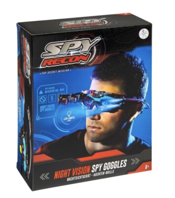 Spy Recon Nachtsicht Spionagebrille, bis zu 25 Fuß, 25,5 L x 5,6 B x 33 H cm