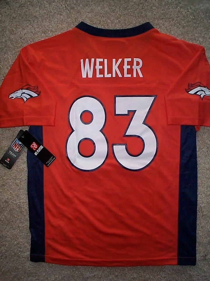 ($55) Camiseta de fútbol americano de los Denver Broncos WES WELKER de la NFL para jóvenes niños (L-LG-GRANDE) Foto 2 de 3