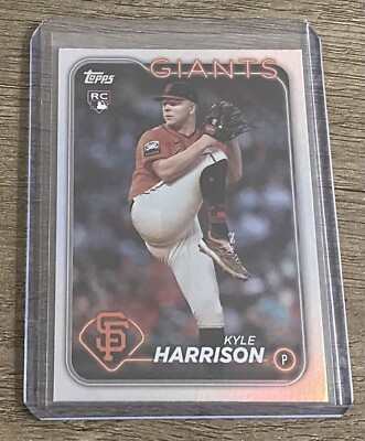 Kyle Harrison 2024 Topps Series 2 Rainbow Foil Rookie RC #667 Giants