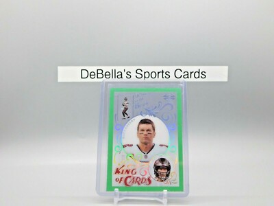 2021 Panini Illusions Tom Brady King Of Cards Green Parallel KC-2