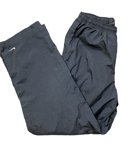 Nike Mens Track Pants Large Black Nylon 