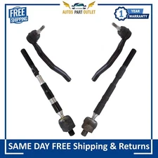 New Inner & Outer Tie Rod End Kit LH & RH Sides For 2011-2017 Nissan Quest