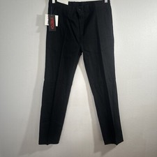 Authentic Galaxy School Uniform Pants Boys 18 Straigh Leg Black