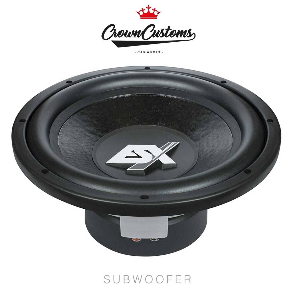 12 INCH 1000 WATT MAX 500 WATT RMS SUBWOOFER ESX SX-1240 BASS CAR