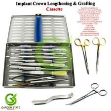 Periodontal Surgery Set Osseous Crown Lengthening Grafting Kit Implant Cassette